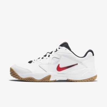 Nike Court Lite 2 - Férfi Teniszcipő - Fehér/Barna/Piros